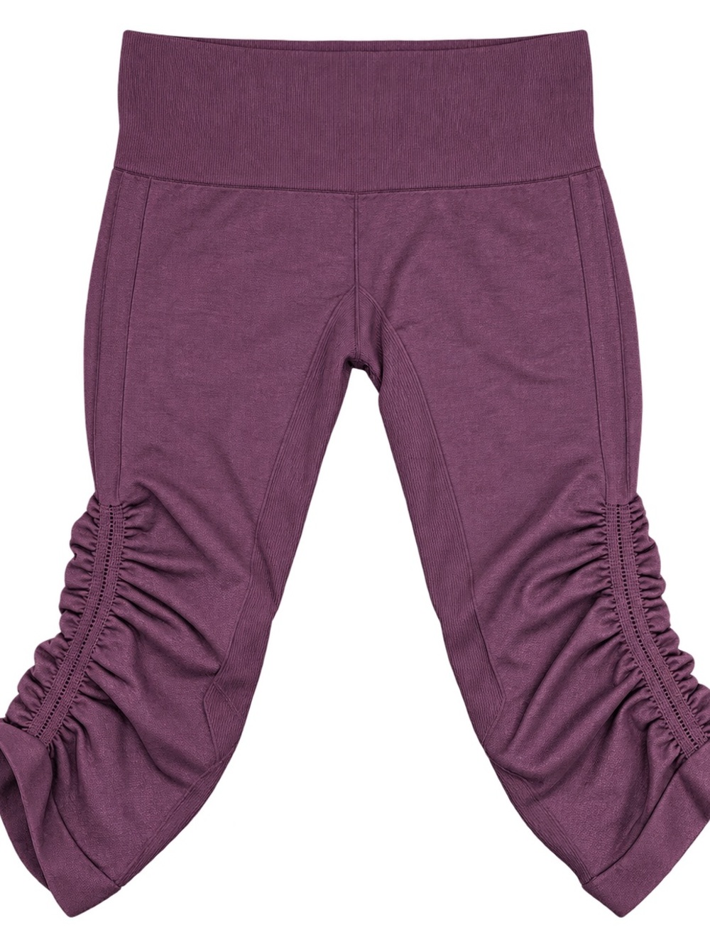 Lululemon Ruched Capri Leggings - Purple